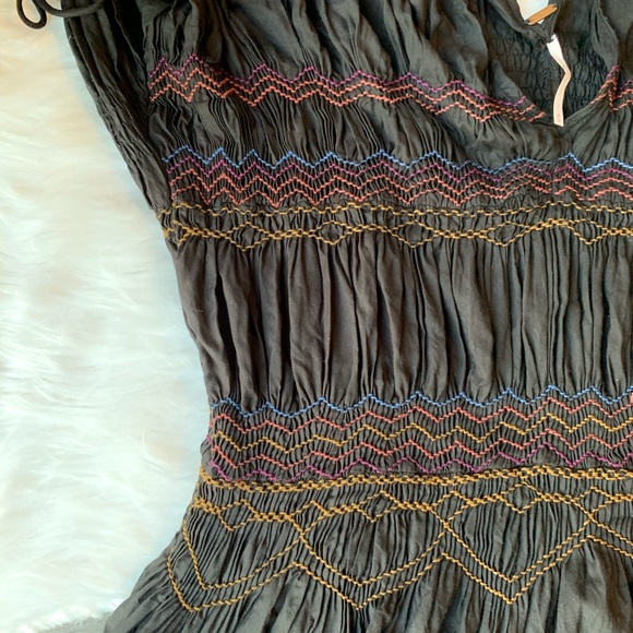 ❤️SOLD Free People rainbow embroidered dress - Picture 6 of 8